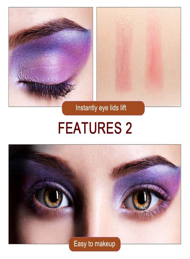 Pormasbenzer 384PCS Invisible Lace Double Eyelid Tapes, Self-adhensive Medical-use Fiber, One Side Sticky, Instantly Eyelid Lift Without Surgery, Perfect for Hooded, Droopy, Uneven, Mono-eyelids - Image 4